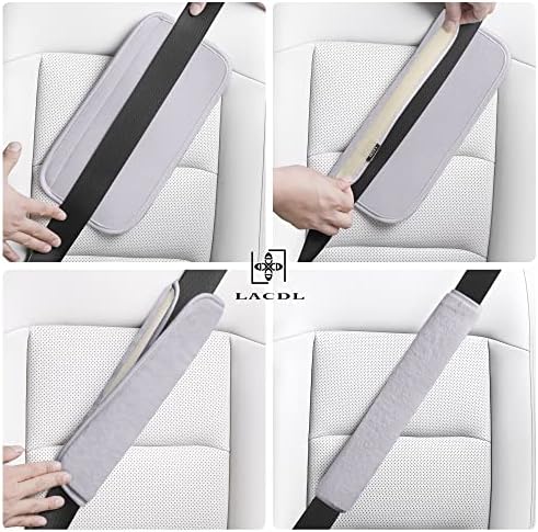LACDL Extra Long Seatbelt Cover Super Soft Furry - Image 5
