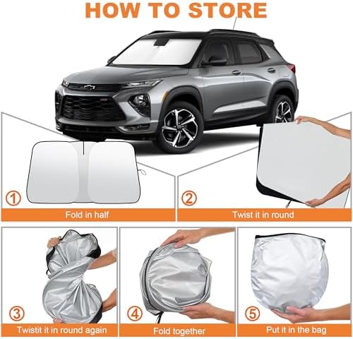 Foldable Front Windshield Sunshade fit - Image 5