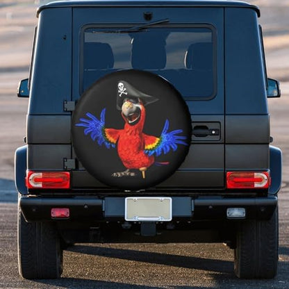 Parrot Pirate Spare Tire Cover Waterproof Sun Protection Fit 15 Inches - Image 7