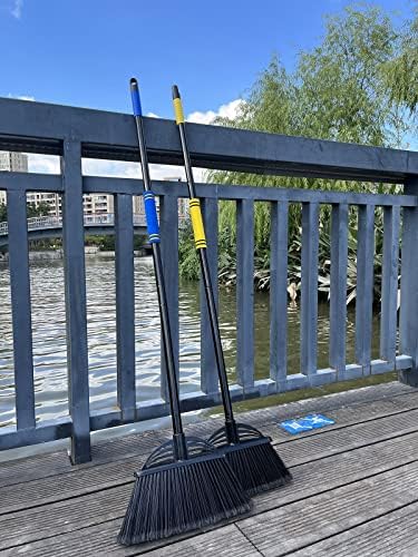 Four-Section Rod Long-Handled Broom, Heavy-Duty Broom, Angle Broom - Image 7