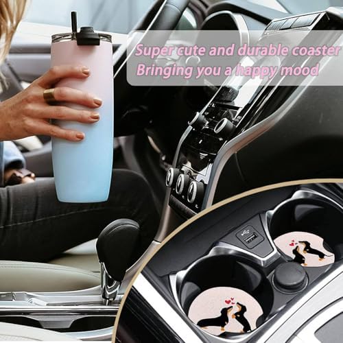 2 Pack Rainbow Car Coasters for Cup Holder, Neoprene Anti Slip Mat - Image 7