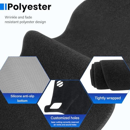 Dash Cover Mat Compatible with Jeep Grand Cherokee 2011-2021 Car Interior - Image 6