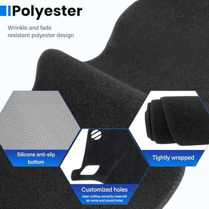 Dash Cover Mat Compatible with Jeep Grand Cherokee 2011-2021 Car Interior - Image 6