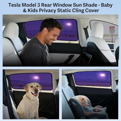 ZATOOTO Tesla Model 3 Car Window Shades 2018-2026 - Image 4