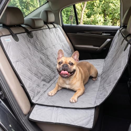 Bulldogology Dog Car Seat Cover Waterproof Heavy Duty Bench Dog Hammock by BulldogologyPetSolutions