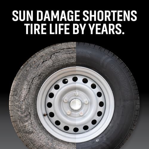 Dual-Axle RV Tire Covers for Trailers, Waterproof and UV Resistant, Thick - Image 3