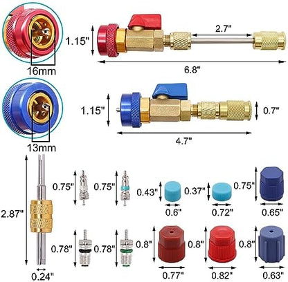 TWTADE R134A Valve Core Quick Remover Installer Tool Kit - Image 2