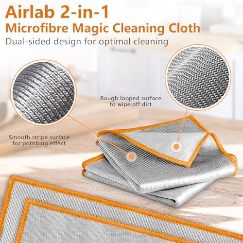 Airlab Glass Polishing Streak Free Miracle Cleaning Cloth - Image 4