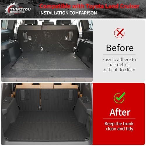 Trunk Mat & Backrest Mats for 2024-2026 Toyota Land Cruiser - Image 2