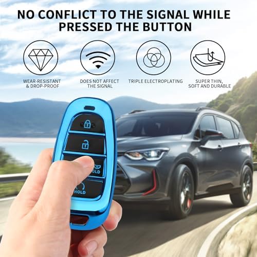 MILD EAST For Hyundai Key fob Cover 5 Button - Image 5