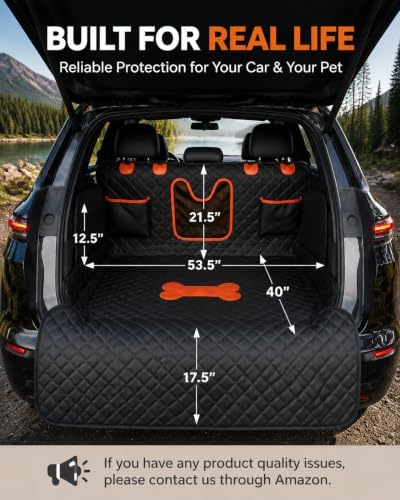 SUV Cargo Liner for Dogs, Waterproof Dog Trunk Cover - Image 6
