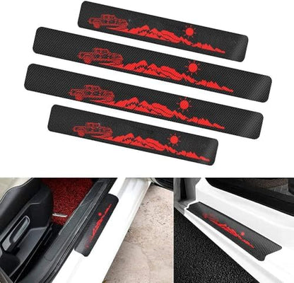 4 Pieces Car Door Sill Protector fit - Image 2