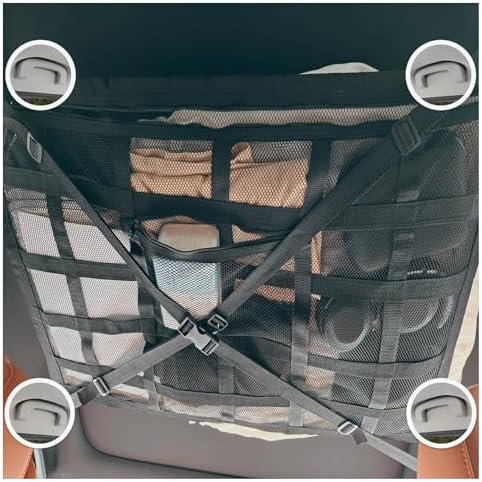 Car Ceiling Cargo Net with 2 Pockets by Cacarbroo