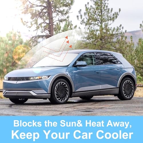Windshield Sun Shade for 2022-2026 Hyundai Ioniq 5 Accessories - Image 6