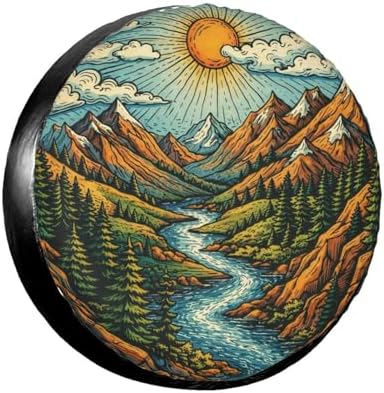 Spare Tire Cover，Mountain Camper Spare Tire Cover Waterproof Sun Protection by Unknown