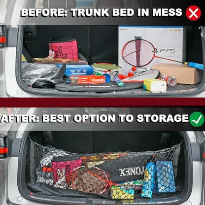Cargo Net for Toyota Sequoia Trunk Car Rear Tailgate Touring Netting SUV - Image 4