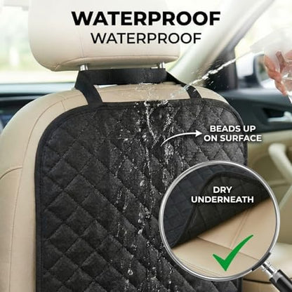 SAVUK 2 Pack Car Back Seat Cover and Organizer Protector from Dirt Scratches - Image 6