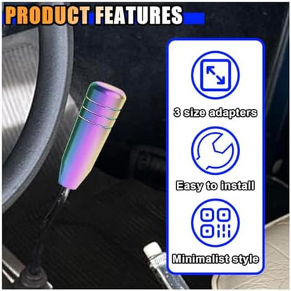 KITUREK 5" Heavy Weighted Shifter Knob, Aluminum Alloy - Image 3