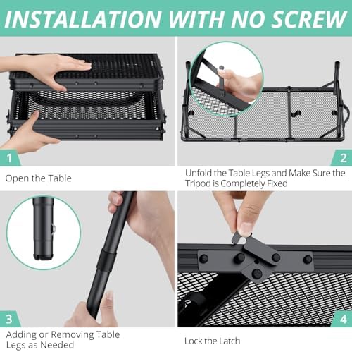 VINTEAM Folding Grill Table - Image 5