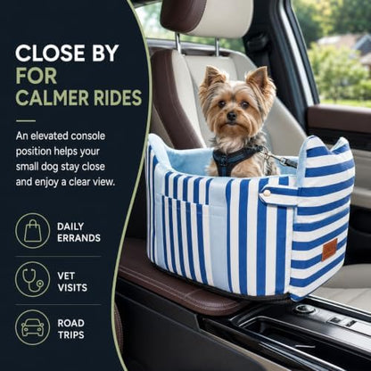 Console Dog Car Seat for Small Dogs to 15lbs - Image 2