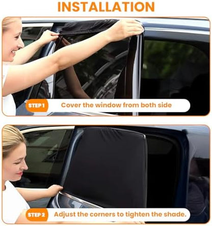 Car Window Shades-Side Window Sun Shades, UV Protection Breathable Spandex Baby - Image 6