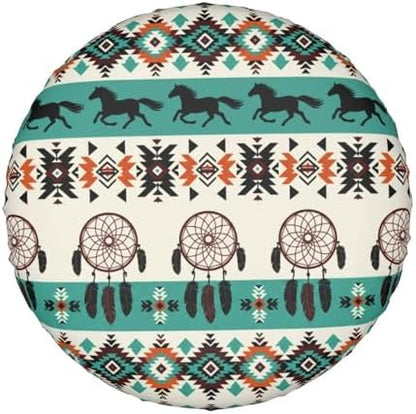Native American Horse Spare Tire Cover Wheel Protector Universal Fit - Image 7