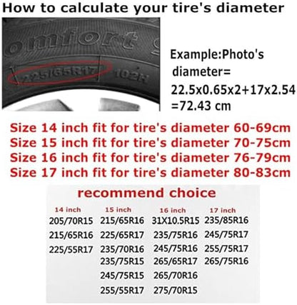 Cute Strawberry Tire Covers Print Pink Tire Wheel Protector - Image 4