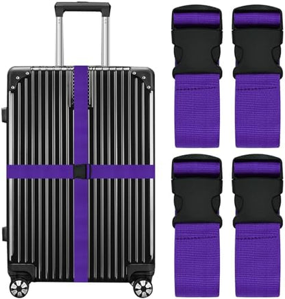 Luggage Straps for Suitcases Travel Belt Suitcase Strap, Heavy Duty by Leehoom