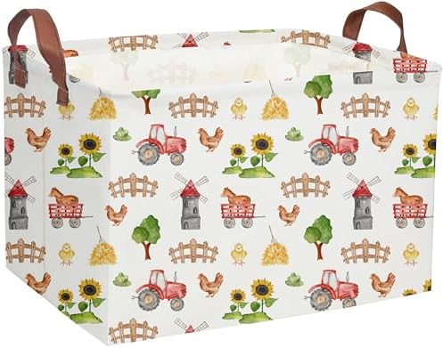 Rectangle Farm Baskets Cute Storage Bin by DDBASKET