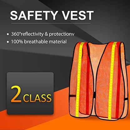 Haysandy 20 Pcs High Visibility Vest Reflective Safety Vest - Image 2