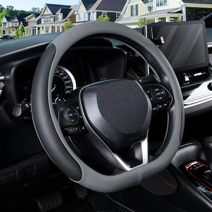 SEG Direct D Shaped Steering Wheel Cover 14.5-15 inch by SEGDirect