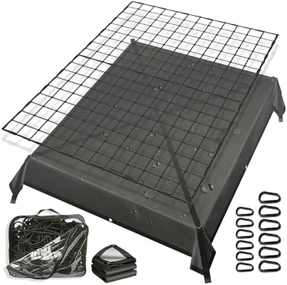 Highly Elastic Cargo Net for Pickup Truck Bed, Cargo Net Cover Suitable for by FinibokoFurnitureCovers