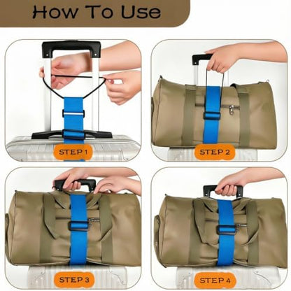 2Pack Adjustable Luggage Straps - Image 6