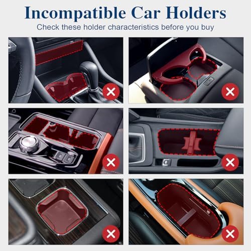 Car Cup Holder Expander, Cup Holder Extender Adapter - Image 3