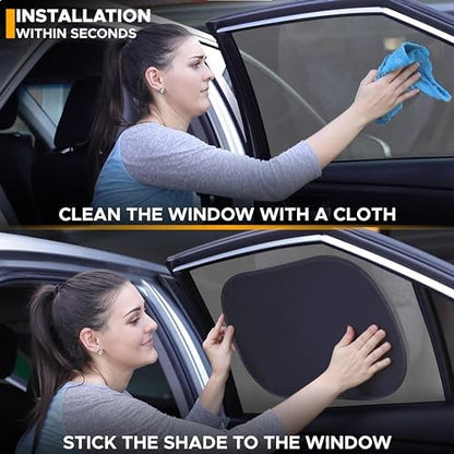 EcoNour Car Window Shades for Baby | Side Window Shades for Kids - Image 6