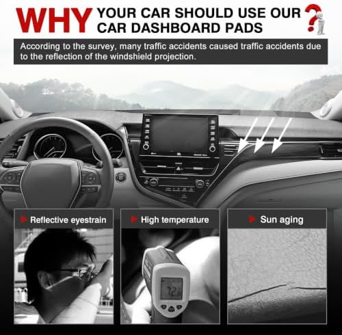 Autorder Gray Dashboard Cover Mat - Image 2