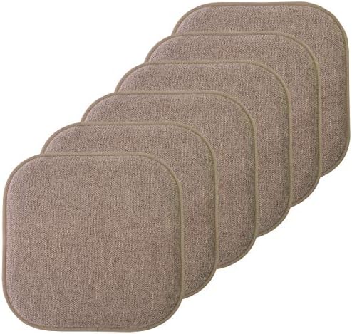 Sweet Home Collection Chair Cushion Memory Foam Pads Honeycomb Pattern Slip Non by SweetHomeCollection