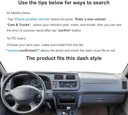Yiz Dash Cover Mat Custom Fit for Nissan Frontier Xterra J273 - Image 2