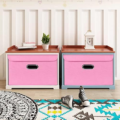 STOREONE Fabric Storage Cube Bins Foldable Organizer Container Collapsible - Image 4