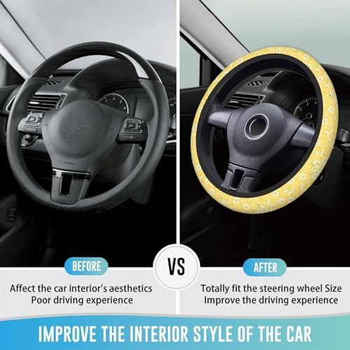 Steering Wheel Cover 15 Inch Breathable Anti Slip - Image 3