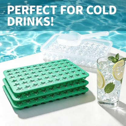 Star Ice Cube Tray Set, Silicone Nugget Ice Molds - Image 6