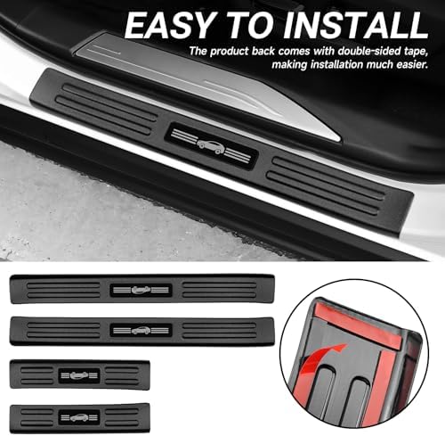 4PCS Door Sill Protector Compatible - Image 5