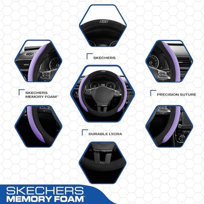 Skechers Steering Wheel Cover, Memory Foam Car Steering Wheel Cover, - Image 2