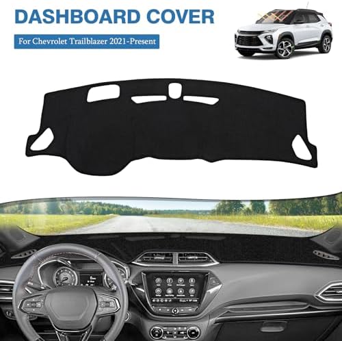 FIILINES Dash Cover for 2021-2025 2026 Chevy Chevrolet Trailblazer, Dash Mat - Image 2