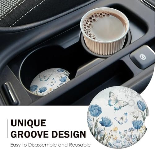 Butterfly Car Coasters Set of 2 - Image 6