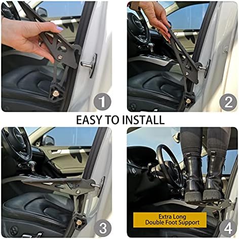 Universal Car Door Step for Car Roof Access, Portable Latch Step - Image 3