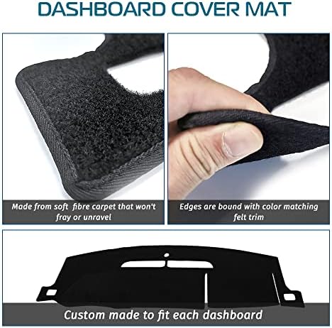 Black Dash Cover Fit Compatible - Image 3