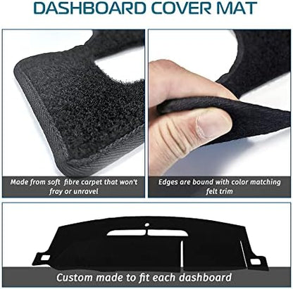 Black Dash Cover Fit Compatible - Image 3
