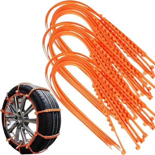2026 Upgrade Tire Traction Straps, Universal Anti-Skid Zip Tie Tire Chains by Unknown