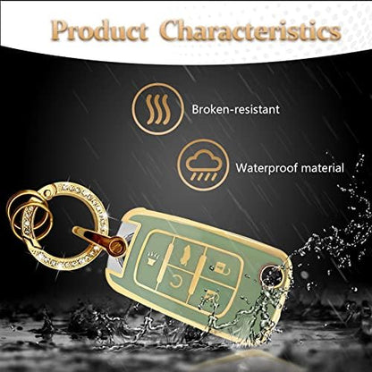 Vrasly Compatible with Chevy Key Fob Cover with Keychain Lanyard - Image 5
